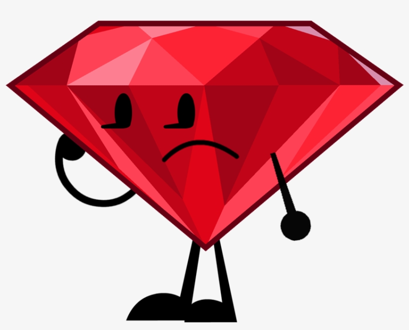 Download Ruby Pose - Bfdi Ruby Rfvp Pose - HD Transparent PNG - NicePNG.com