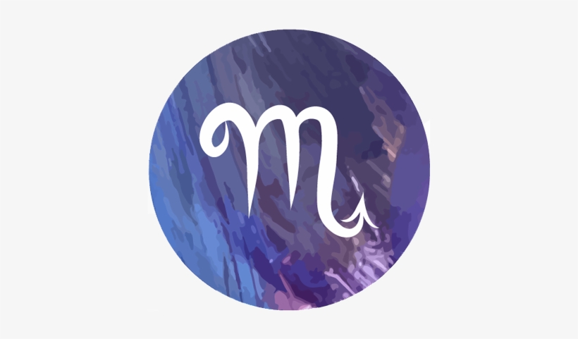 Scorpio Man Zodiac Symbol Oil Painting Version - Scorpio Horoscope 2018, transparent png download