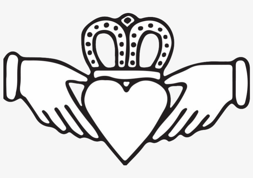L'anneau De Claddagh Est Une Bague Traditionnelle Irlandaise - Claddagh Symbol Image Png, transparent png download