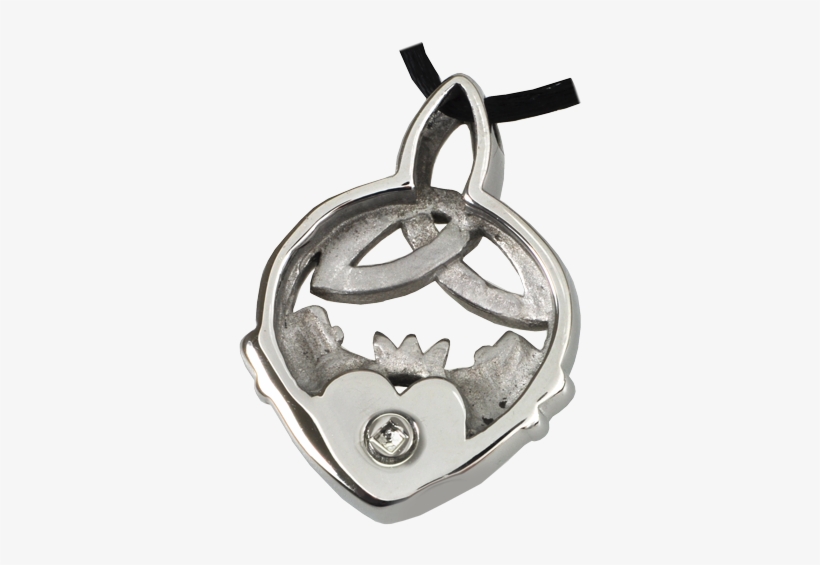 Premium Stainless Steel Claddagh Trinity Knot - Claddagh Ring, transparent png download