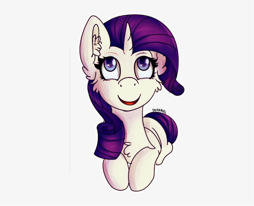 Deraniel, Cute, Ear Fluff, Eyelashes, Fluffy, Rarity, - Horse, transparent png download