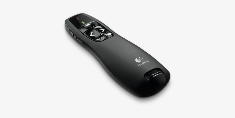 Puntero Láser Con Telemando - Logitech Wireless Presenter R400, transparent png download