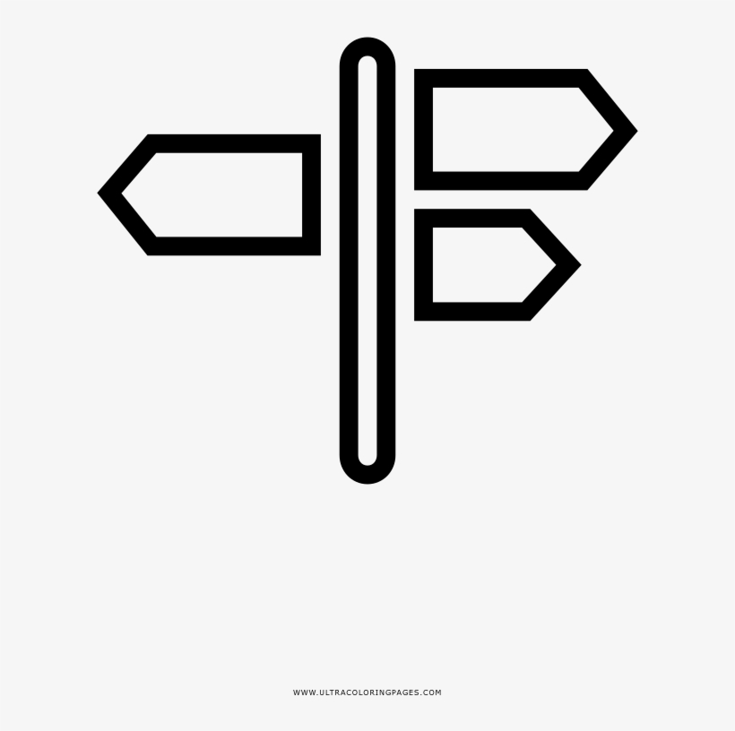 Dibujo De Puntero Para Colorear - Cross, transparent png download