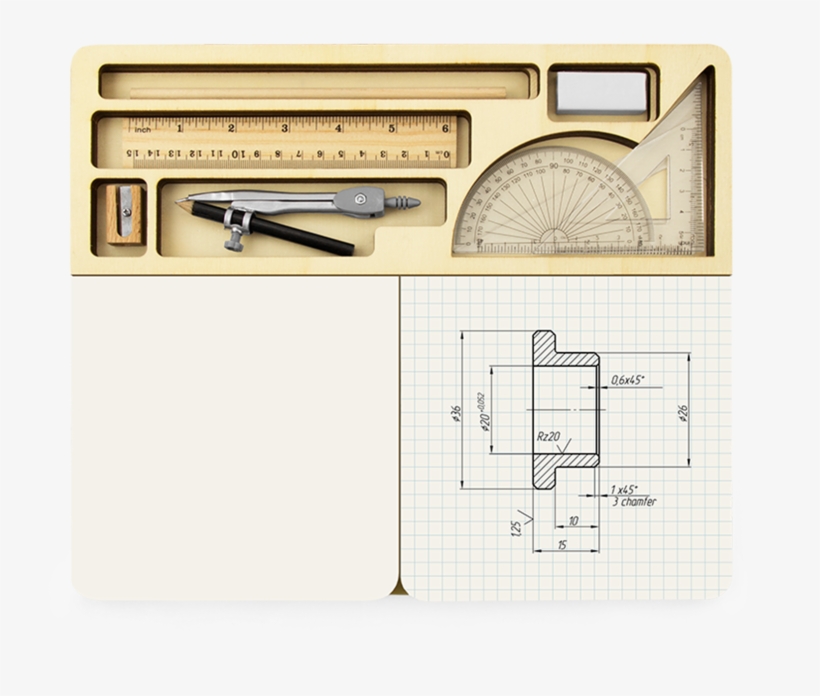Jotblock Drafting Set - Arena Cineplex, transparent png download