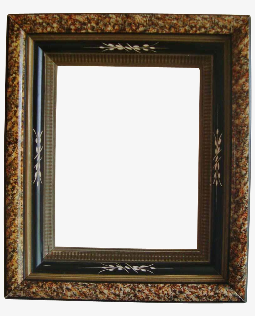 Antique C Victorian Eastlake Aesthetic Ebonized Coyote - Antique Wood Picture Frame, transparent png download