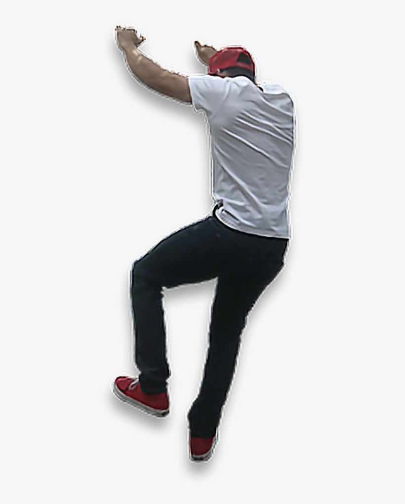 Ftestickers People Man Climbing - Personas Escalando Png, transparent png download
