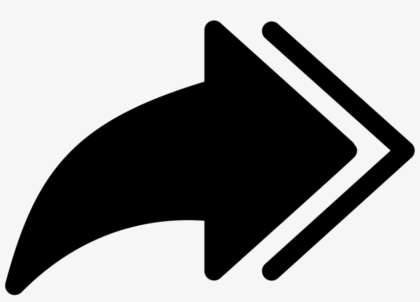 Open - Black Curve Arrow Png, transparent png download