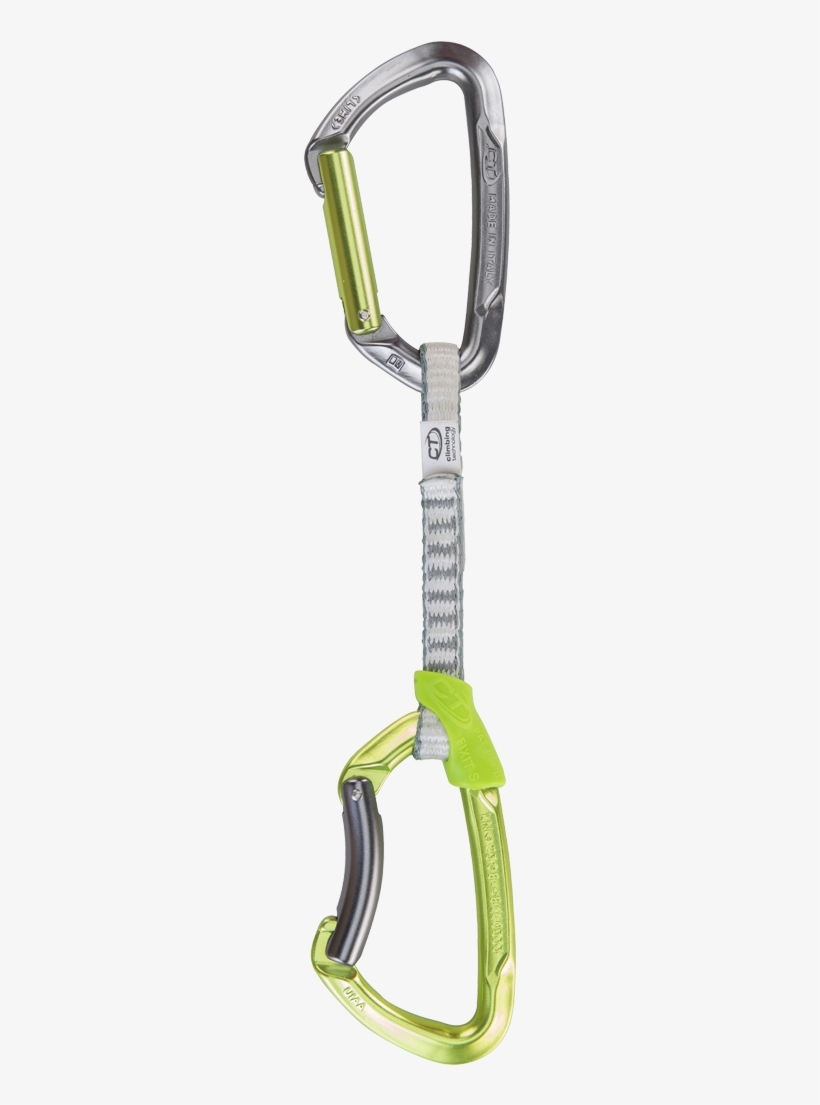 02-climbing Quickdraws - Climbing Technology Lime Set Dy 5 Pcs 12 Cm, transparent png download