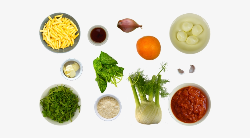 Garganelli Pasta With Fresh Mozzarella Ingredients - Garganelli, transparent png download