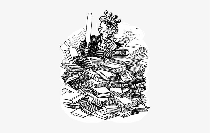Man In Pile Of Books - Book, transparent png download