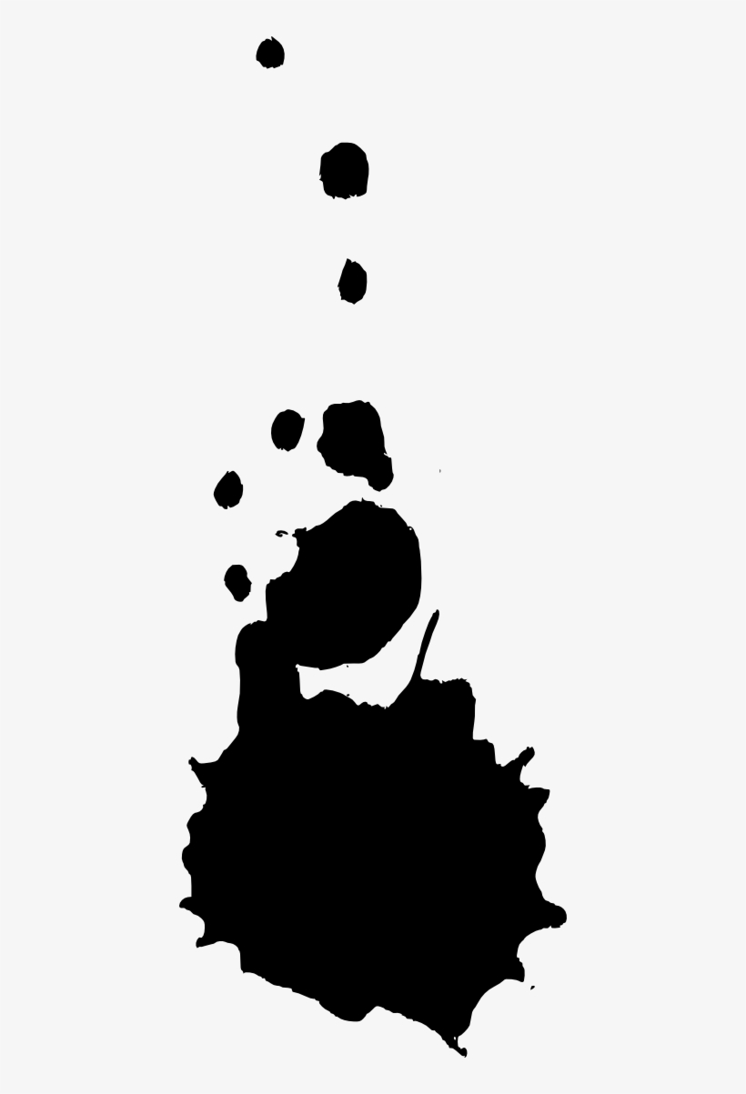 19 Black Paint Splatters Vol - Paint, transparent png download