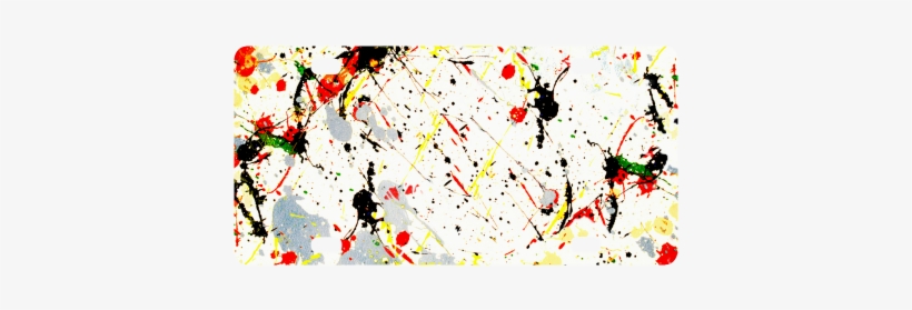 Yellow & Black Paint Splatter Classic License Plate - Paint Splatter Samsung Galaxy S8 Slim Case, transparent png download