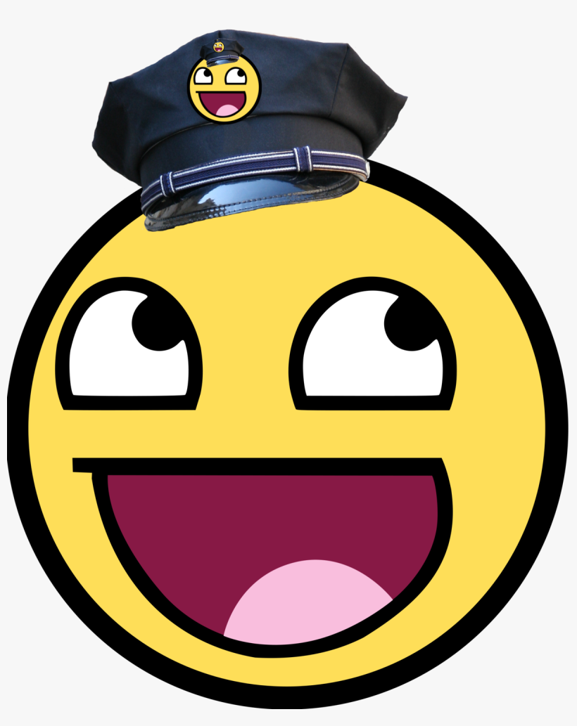 Wikifun Police Smiley - Awesome Face, transparent png download