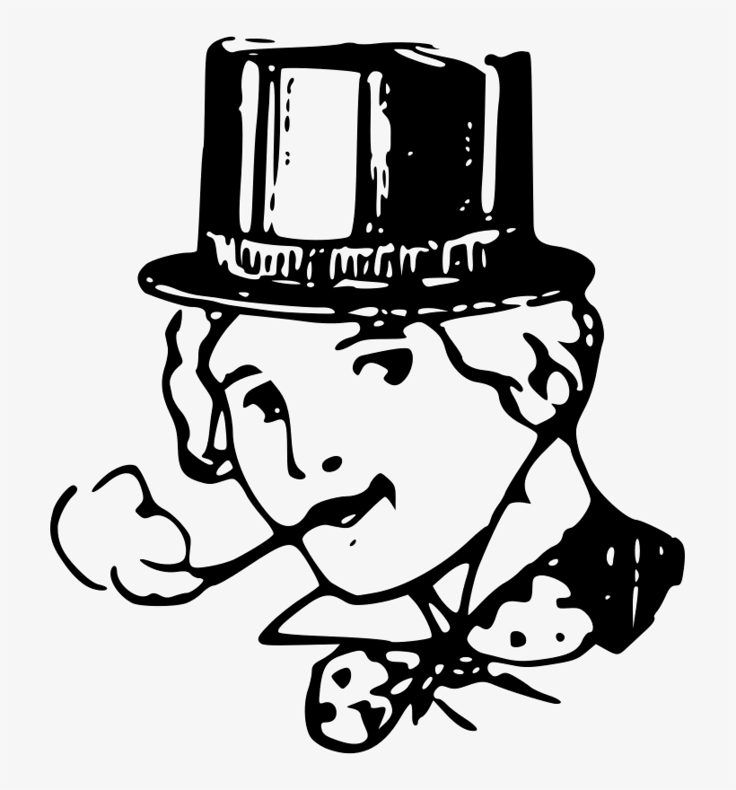 A Girl With A Top Hat, Smoking - Smoking, transparent png download