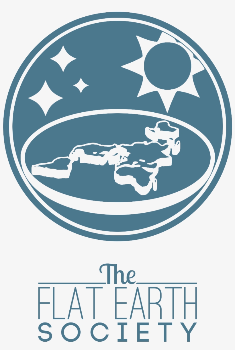 Flat Or Round - Flat Earth Society Symbol, transparent png download