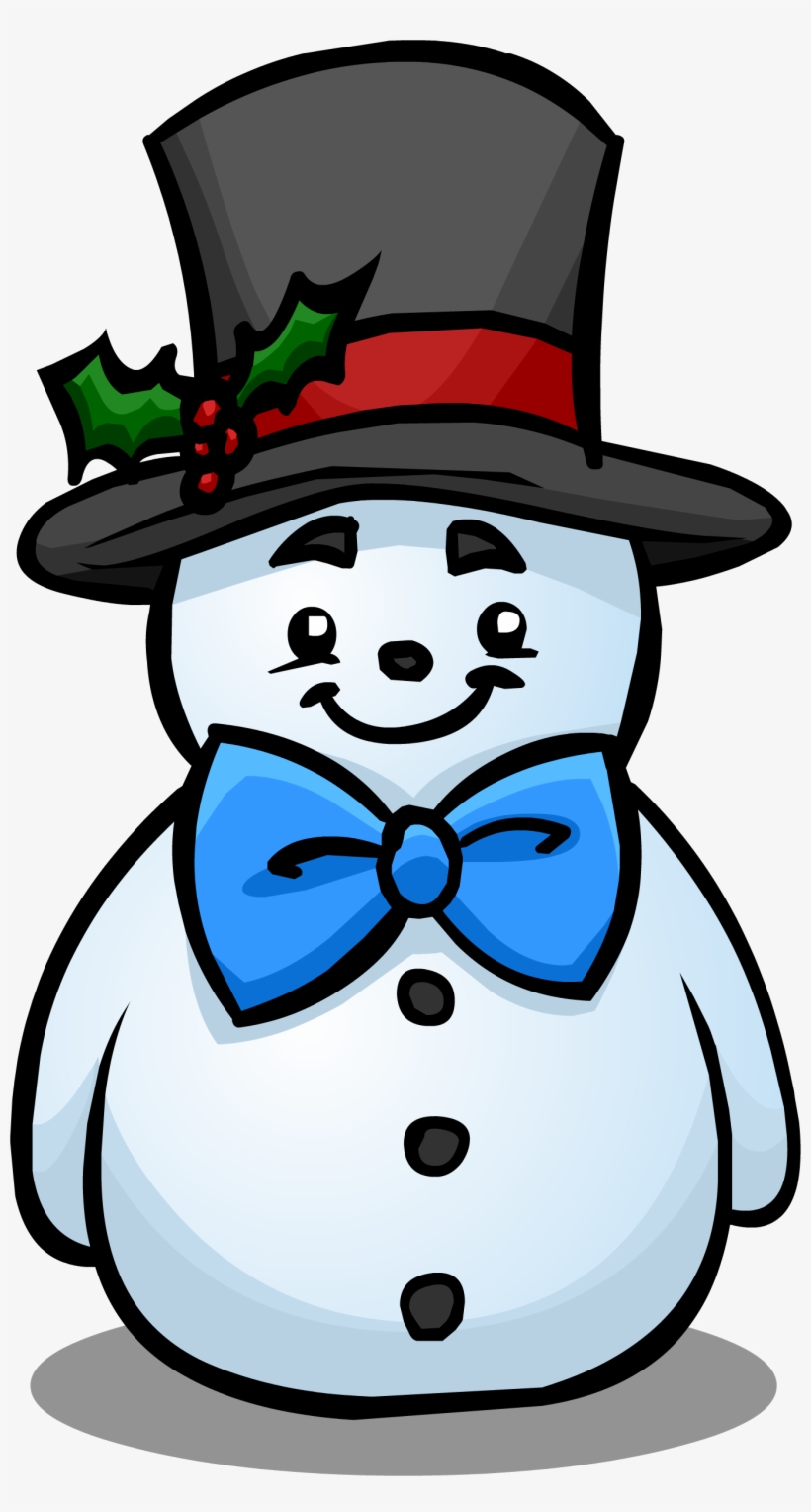 Top Hat Snowman Sprite 001 - Snowman With Top Hat, transparent png download