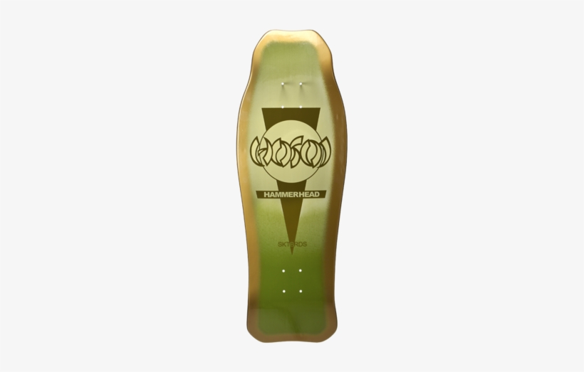 Hosoi Hammerhead Double Kick Sunburst Deck Green - Skateboard, transparent png download