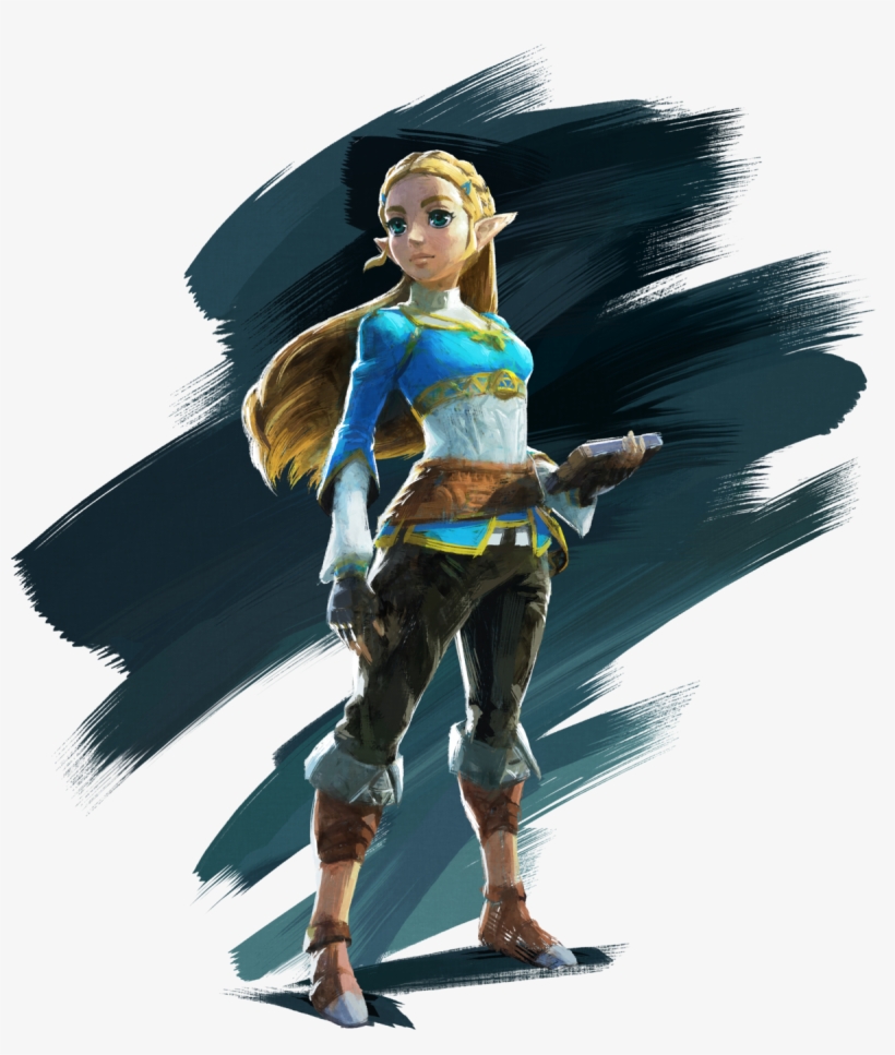 Breath Of The Wild Zelda Art, transparent png download