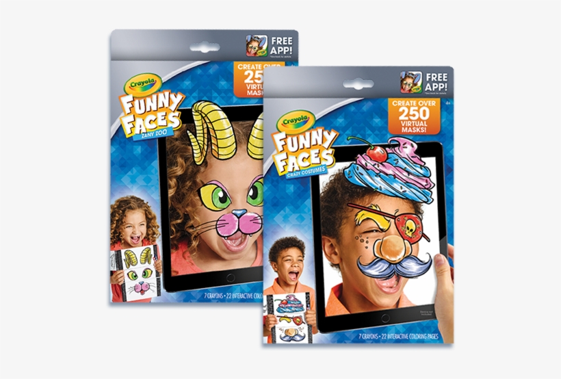 Funny Faces Features - Cartoon, transparent png download