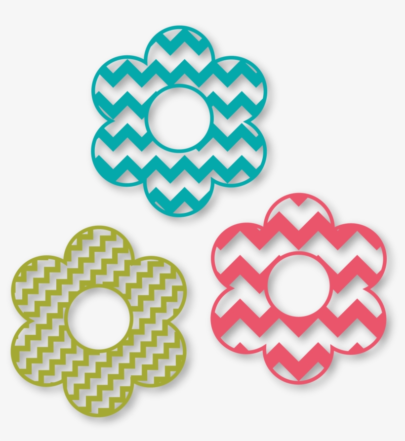 Sds Chevron Flowers - Justaucorps De Gym Sans Manches, transparent png download