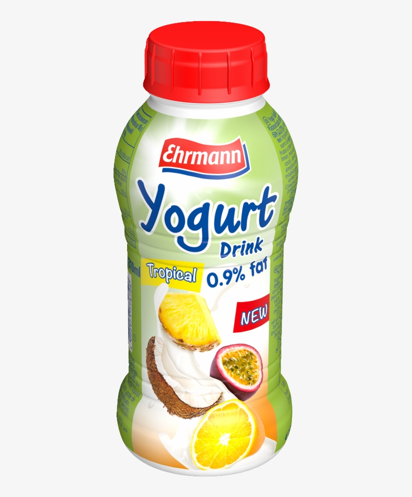 Ehrmann Yogurt Drink Tropical - Potato Chip, transparent png download