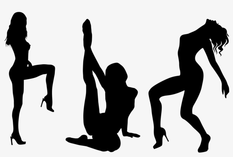 Silhouette Transparent Background - Sexy Silhouette Png, transparent png download