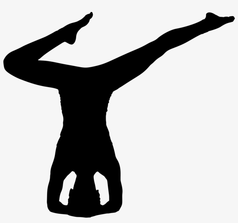 Jpg Royalty Free Download Female Silhouette At Getdrawings - Yoga Clip Art Png, transparent png download
