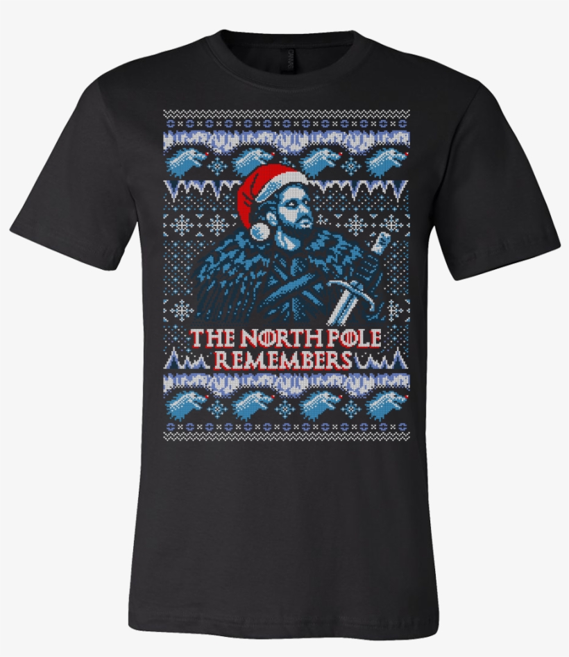 The North Pole Remembers - Geeky T Shirt Designs, transparent png download