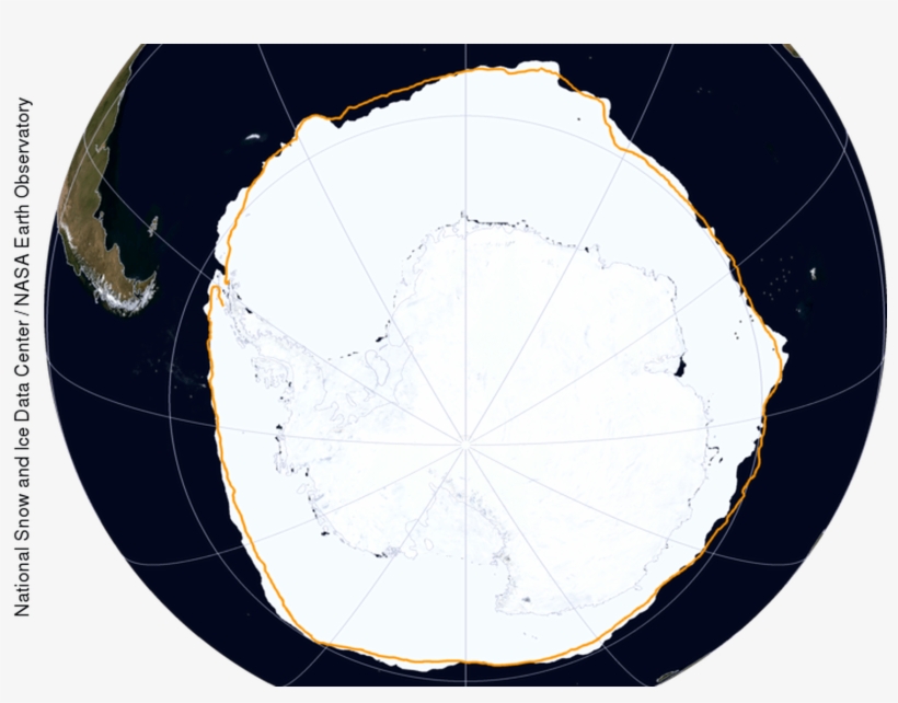 Antarctic Sea Levels Have Shrunk To Record - Glacier, transparent png download