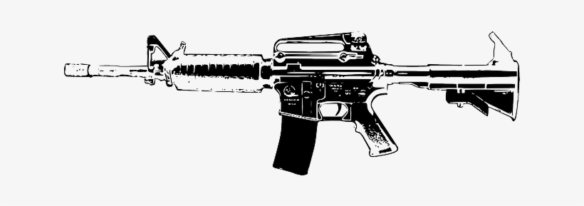 Rifle, Automatic Gun, Weapon, Arms, Silhouette, Gun - Il Male Degli Altri [book], transparent png download