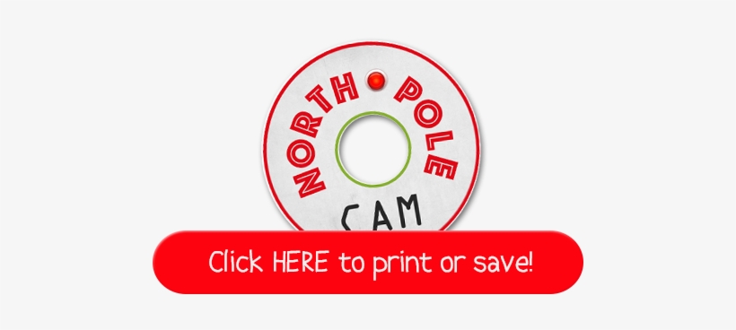 Elf On The Shelf Santa Or North Pole Cam- Looks Real - Elf On The Shelf Santa Cam Printable, transparent png download