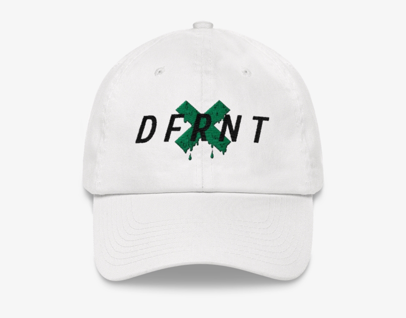 Dfrnt X Grime Dad Hat White - Baseball Cap, transparent png download