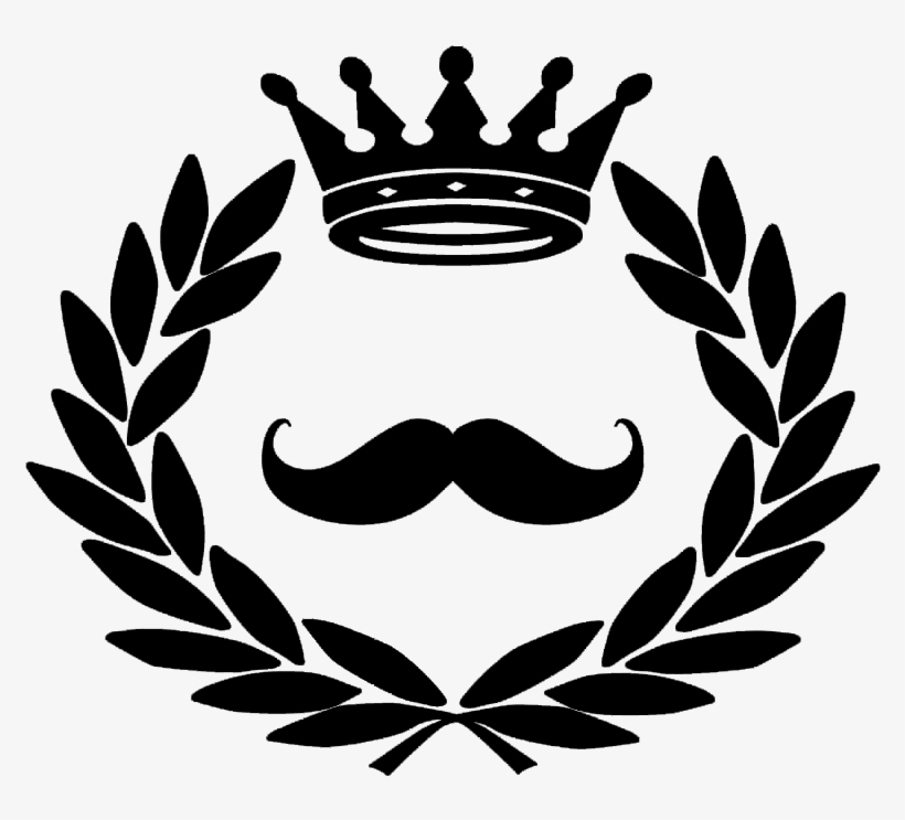 About Crown & Stache Barber Co - Barber Logo With Crown, transparent png download