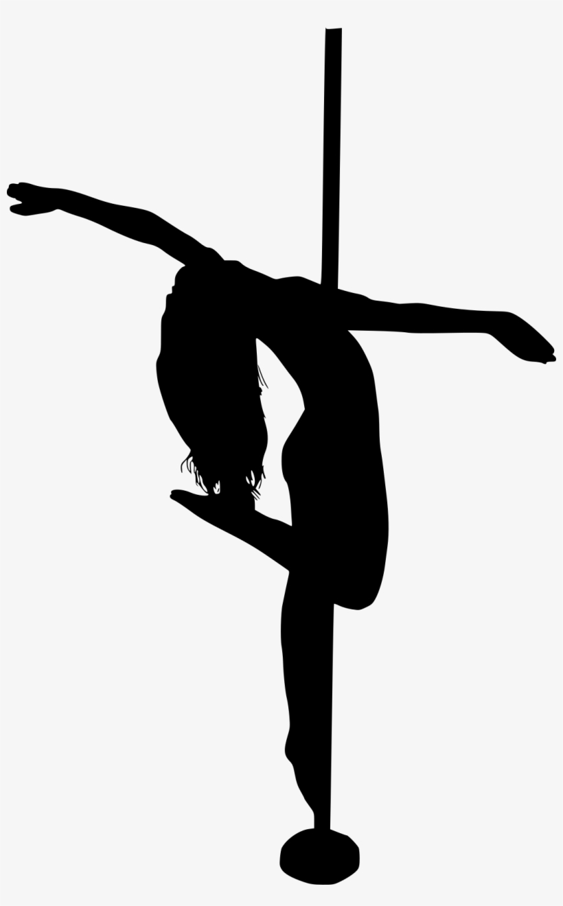 Png File Size - Pole Dancer Silhouette Png, transparent png download