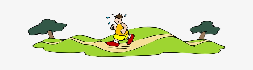 Trees, Running, Jogging, Track, Exercising, Gardens - Summer Exercise Funny Bagettes Bag Coin/ Cosmetic,, transparent png download