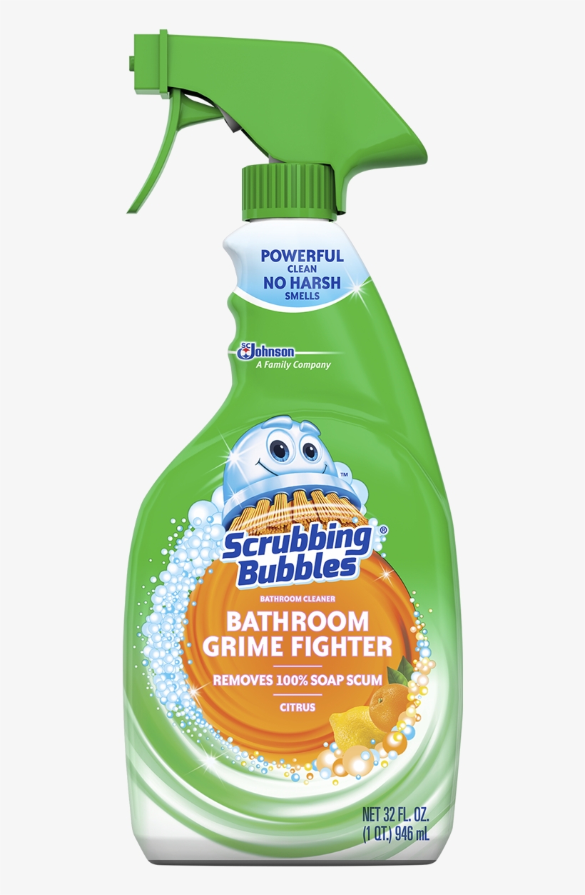 Scrubbing Bubbles Grime Fighter Trigger - Scrubbing Bubbles Toilet Cleaning System Fresh Brush, transparent png download