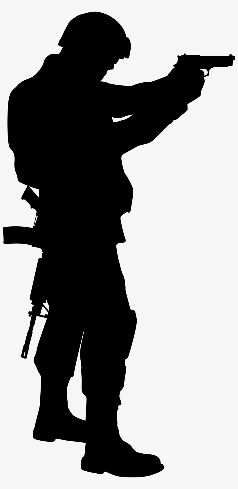 Soldier Silhouette Clip Art Imageu200b Gallery Yopriceville - Soldier Silhouette Transparent, transparent png download