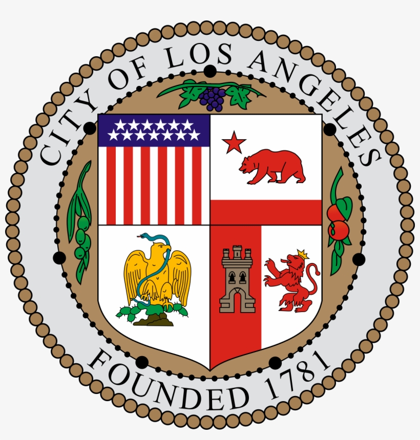 Seal Of The City Of Los Angeles - City Of Los Angeles Seal, transparent png download