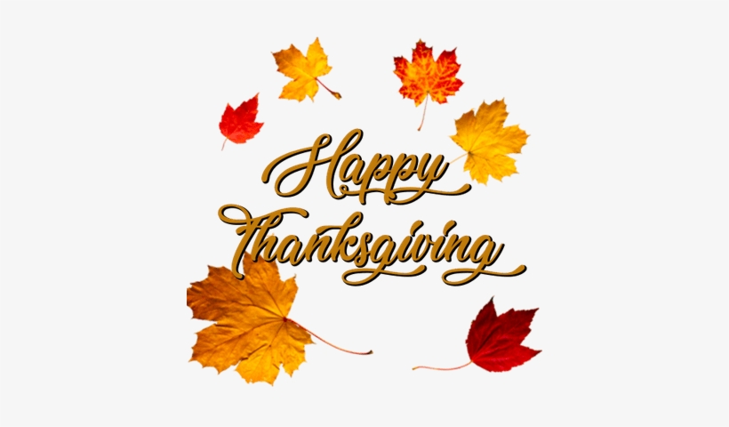 Happy Thanksgiving Crown Of Autumn Leaves - Autumn Leaves Png, transparent png download