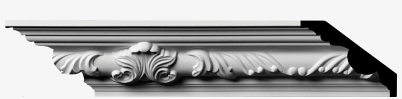 2 7/8"h X 2 1/2"p X 3 7/8"f X 94 1/2"l, Telma Twisted - Crown Molding, transparent png download