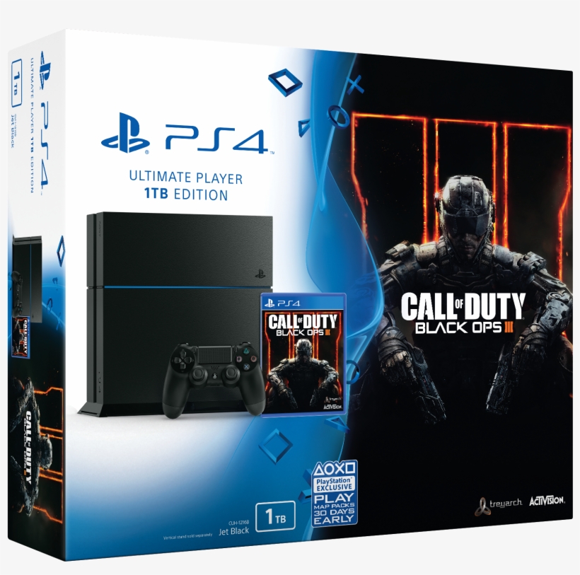 Playstation 4 Console - Play 4 Black Ops 3 Edition, transparent png download