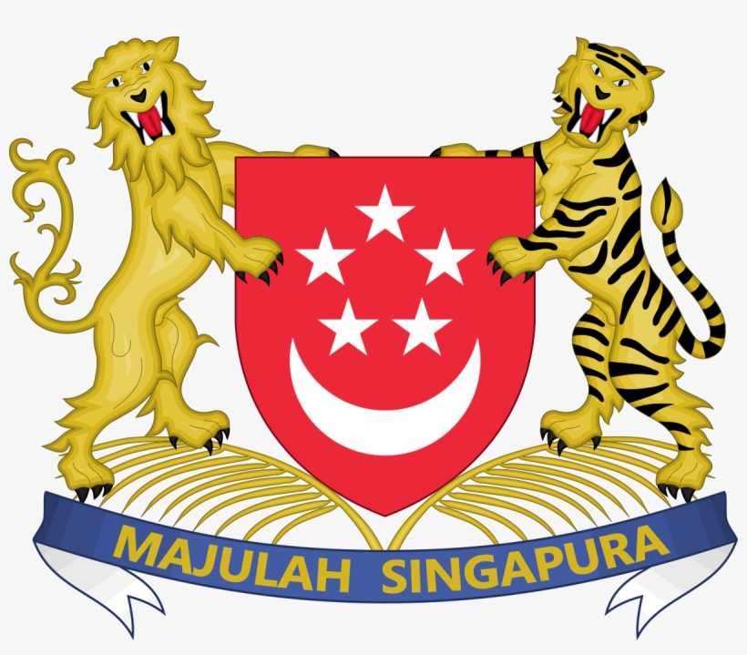Singapore Coat Of Arms, transparent png download