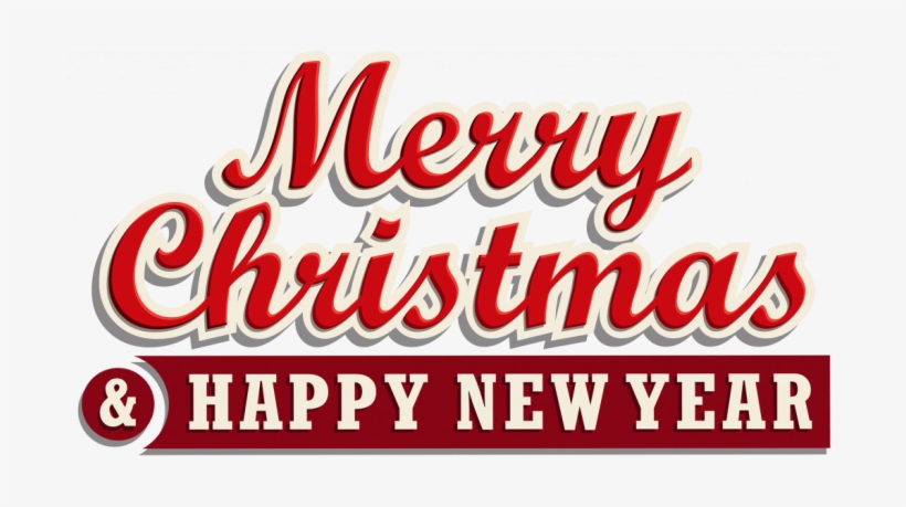 Merry Christmas And Happy New Year Clipart 17 - New Year, transparent png download