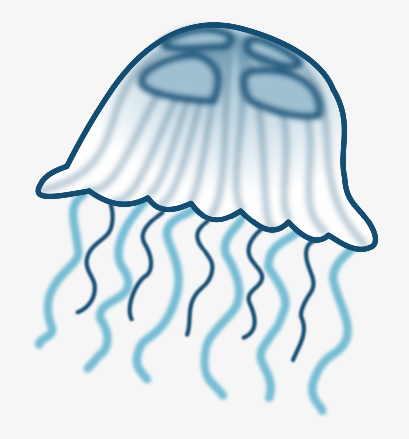 Medusa Clipart Pink Jellyfish - Jellyfish Clipart, transparent png download