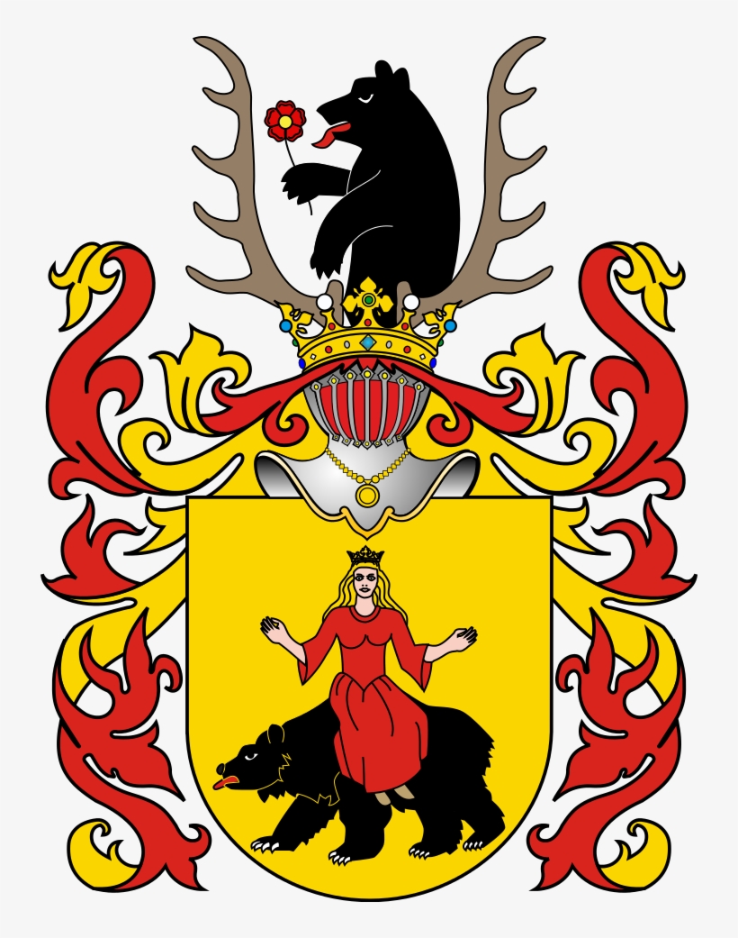 The Coat Of Arms Of Many Families In Poland - Herb Rawicz, transparent png download