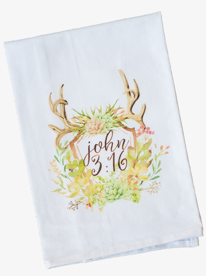 John 3 - 16 Crest - Linen, transparent png download