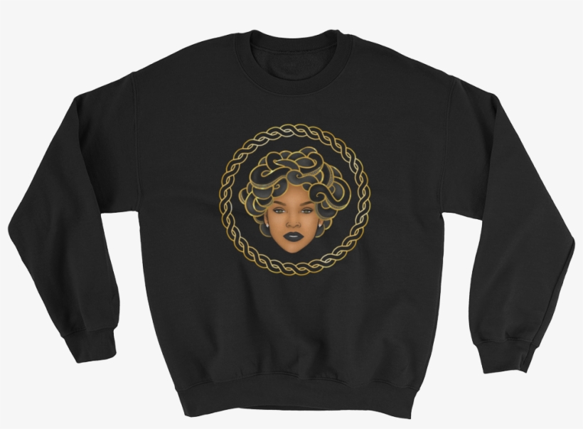 "black Medusa" Sweatshirt, transparent png download