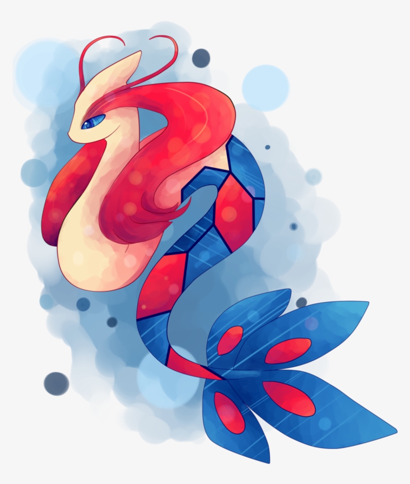 Milotic Painting By Missbloocat On Deviantart - Milotic Painting, transparent png download