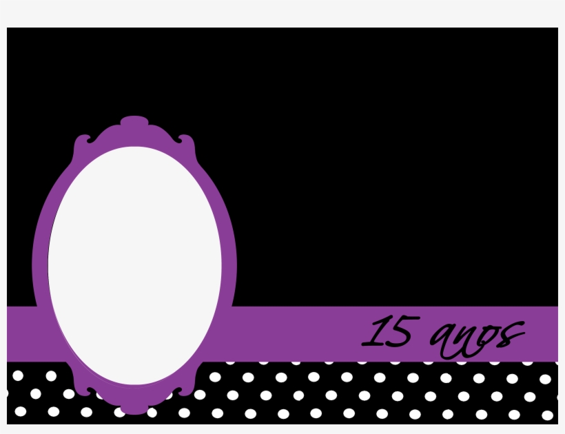 Convite Preto E Roxo, transparent png download