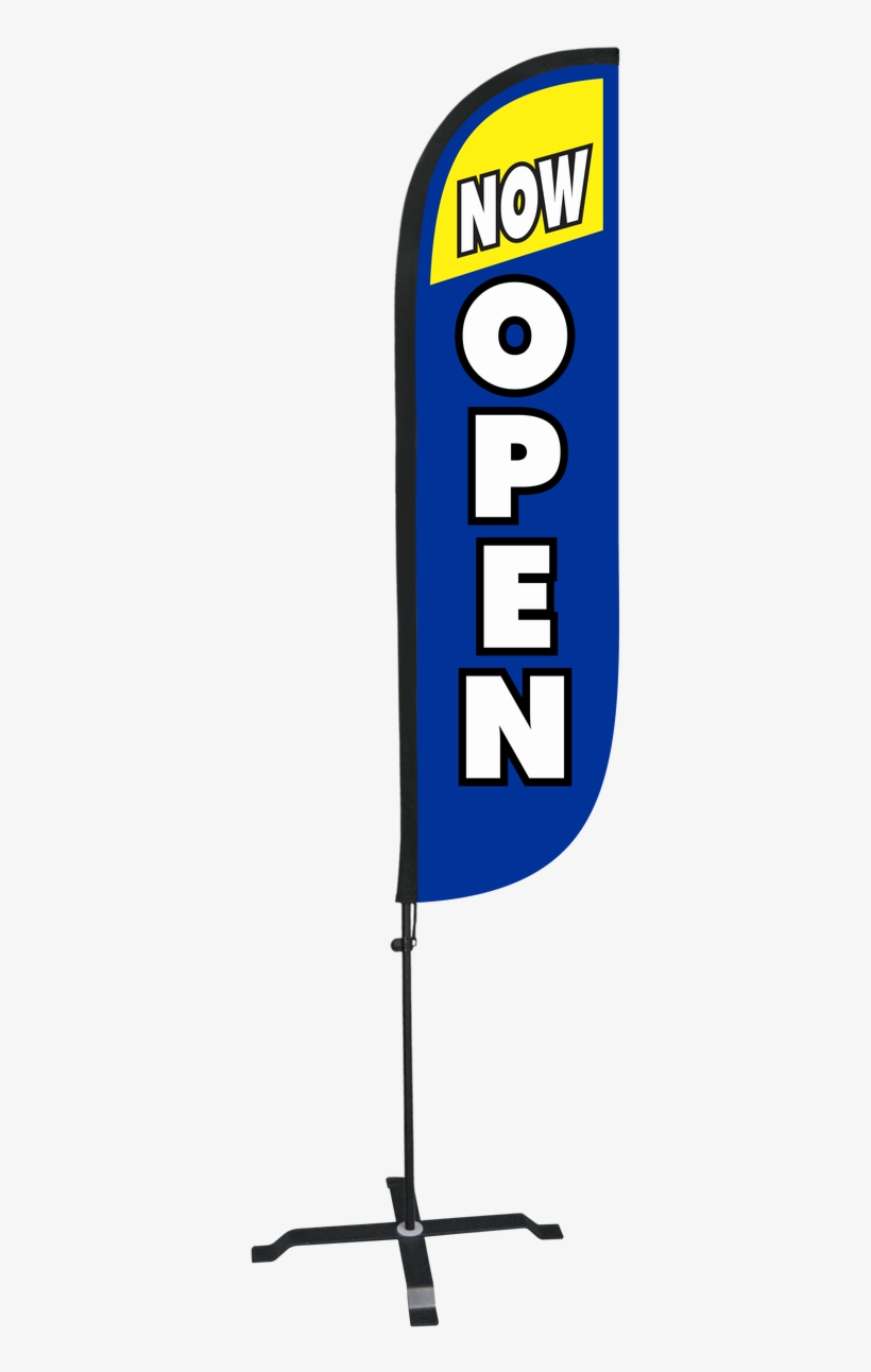 5ft Now Open - Lookourway Now Open Feather Flag Complete Set, transparent png download
